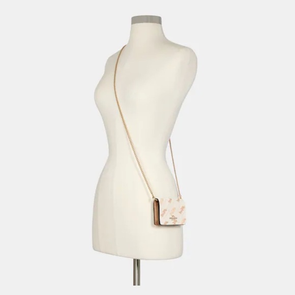 Coach Mini Wallet With Horse And Carriage Dot Print C4477 cream - Picture 4 of 13